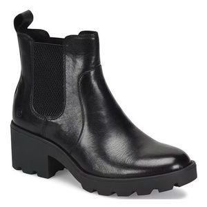 BORN Graci Leather Chelsea Boots Lug Sole Platform 8.5